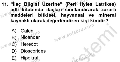 Sağlık İşletmelerinde İnsan Kaynakları Yönetimi Dersi 2023 - 2024 Yılı (Final) Dönem Sonu Sınavı 11. Soru