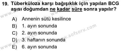 Tıbbi Belgeleme Dersi 2023 - 2024 Yılı Yaz Okulu Sınavı 19. Soru