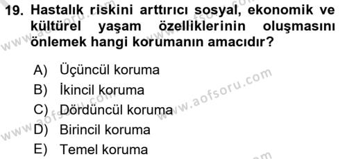 Tıp Terimleri Dersi 2021 - 2022 Yılı (Final) Dönem Sonu Sınavı 19. Soru