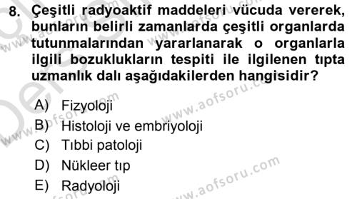 Sağlık Kurumları Yönetimi 2 Dersi 2018 - 2019 Yılı 3 Ders Sınavı 8. Soru