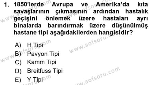 Sağlık Kurumları Yönetimi 2 Dersi 2022 - 2023 Yılı Yaz Okulu Sınavı 1. Soru