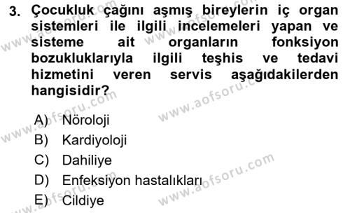 Sağlık Kurumları Yönetimi 2 Dersi 2022 - 2023 Yılı Yaz Okulu Sınavı 3. Soru