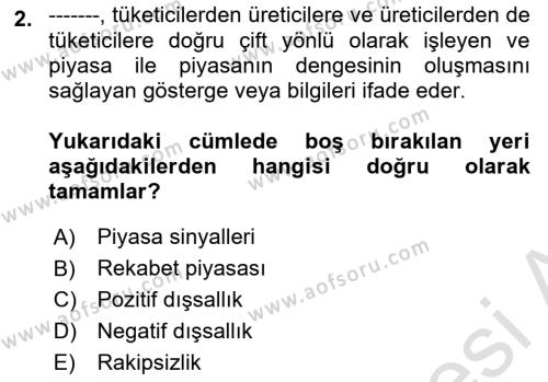 Sağlık Sigortacılığı Dersi 2022 - 2023 Yılı Yaz Okulu Sınavı 2. Soru