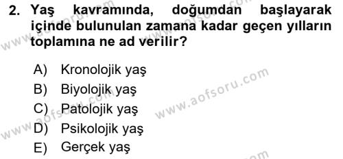 Bakım Elemanı Yetiştirme Ve Geliştirme Dersi 2018 - 2019 Yılı 3 Ders Sınavı 2. Soru