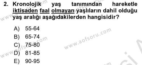 Bakım Elemanı Yetiştirme Ve Geliştirme Dersi 2020 - 2021 Yılı Yaz Okulu Sınavı 2. Soru