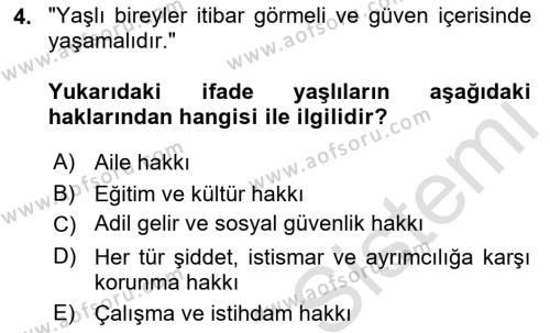 Bakım Elemanı Yetiştirme Ve Geliştirme Dersi 2021 - 2022 Yılı (Vize) Ara Sınavı 4. Soru