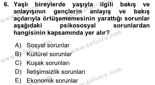 Bakım Elemanı Yetiştirme Ve Geliştirme Dersi 2021 - 2022 Yılı (Final) Dönem Sonu Sınavı 6. Soru