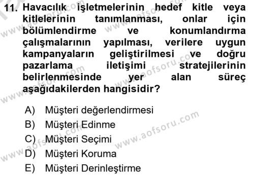 İnsan İlişkileri ve İletişim Dersi 2022 - 2023 Yılı (Final) Dönem Sonu Sınavı 11. Soru