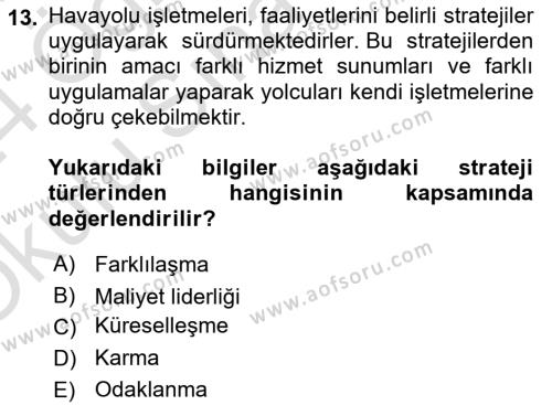 İnsan İlişkileri ve İletişim Dersi 2023 - 2024 Yılı Yaz Okulu Sınavı 13. Soru