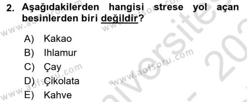 Temel Bakım Hizmetleri Dersi 2023 - 2024 Yılı (Final) Dönem Sonu Sınavı 2. Soru