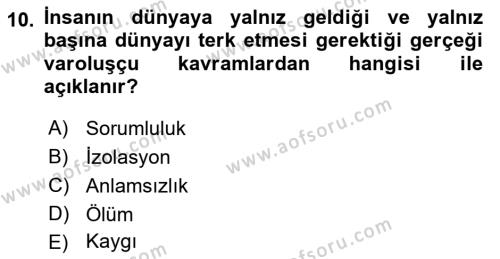 Sosyal Hizmet Kuram Ve Yaklaşımları Dersi 2022 - 2023 Yılı Yaz Okulu Sınavı 10. Soru