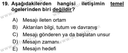 Sosyal Hizmette Kayıt Tutma Ve Rapor Yazma Dersi 2021 - 2022 Yılı (Vize) Ara Sınavı 19. Soru