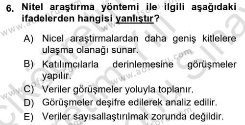 Sosyal Hizmette Kayıt Tutma Ve Rapor Yazma Dersi 2021 - 2022 Yılı (Final) Dönem Sonu Sınavı 6. Soru