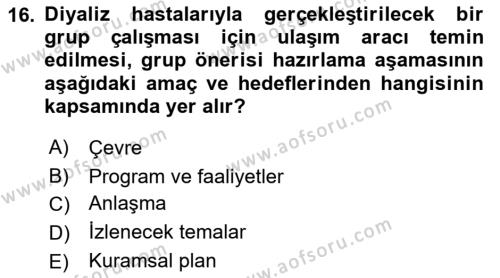 Sosyal Hizmette Kayıt Tutma Ve Rapor Yazma Dersi 2021 - 2022 Yılı Yaz Okulu Sınavı 16. Soru