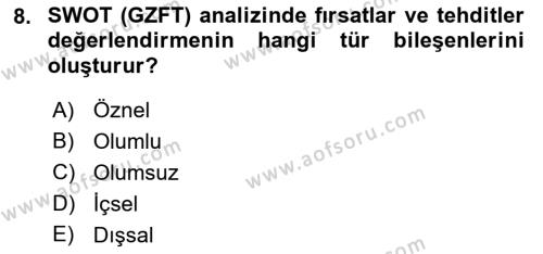 Toplumla Sosyal Hizmet Dersi 2022 - 2023 Yılı Yaz Okulu Sınavı 8. Soru