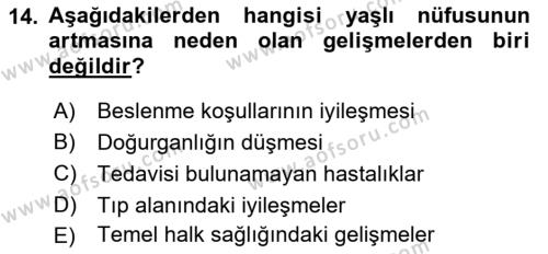 Göçmen Ve Sığınmacılarla Sosyal Hizmet Dersi 2021 - 2022 Yılı Yaz Okulu Sınavı 14. Soru