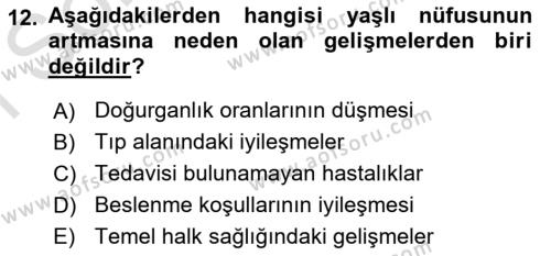 Göçmen Ve Sığınmacılarla Sosyal Hizmet Dersi 2022 - 2023 Yılı (Final) Dönem Sonu Sınavı 12. Soru