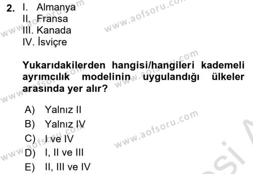 Göçmen Ve Sığınmacılarla Sosyal Hizmet Dersi 2023 - 2024 Yılı (Vize) Ara Sınavı 2. Soru