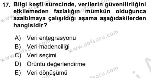 Sosyal Medyaya Giriş Dersi 2021 - 2022 Yılı Yaz Okulu Sınavı 17. Soru