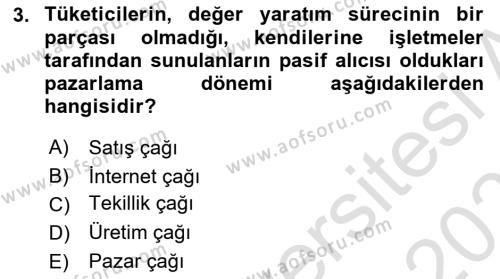 Dijital Medya ve Tüketici Dersi 2022 - 2023 Yılı Yaz Okulu Sınavı 3. Soru