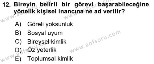 Dijital Medya ve Tüketici Dersi 2023 - 2024 Yılı (Vize) Ara Sınavı 12. Soru