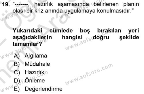 Sosyal Medya ve Kurumsal İletişim Dersi 2021 - 2022 Yılı (Vize) Ara Sınavı 19. Soru