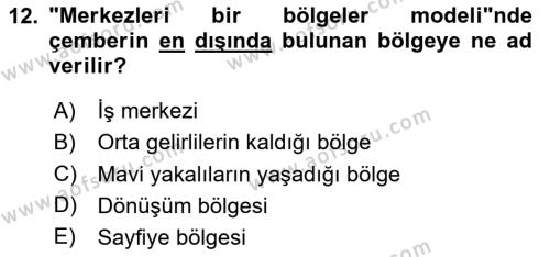 Davranış Bilimleri 1 Dersi 2020 - 2021 Yılı Yaz Okulu Sınavı 12. Soru