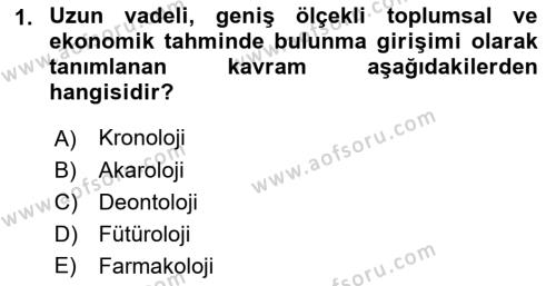 Çağdaş Sosyoloji Kuramları Dersi 2023 - 2024 Yılı (Vize) Ara Sınavı 1. Soru