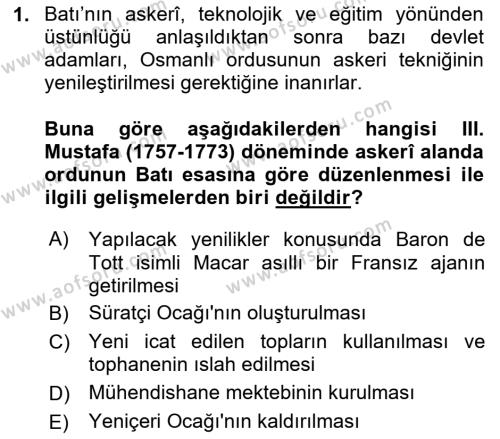 Türkiye´de Sosyoloji Dersi 2024 - 2025 Yılı (Vize) Ara Sınavı 1. Soru