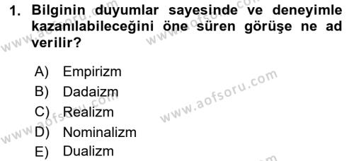 Hukuk Sosyolojisi Dersi 2022 - 2023 Yılı Yaz Okulu Sınavı 1. Soru