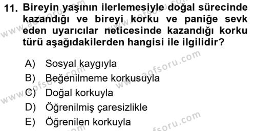 Suç Sosyolojisi Dersi 2021 - 2022 Yılı (Vize) Ara Sınavı 11. Soru