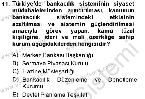 Türkiye´nin Toplumsal Yapısı Dersi 2013 - 2014 Yılı Tek Ders Sınavı 11. Soru
