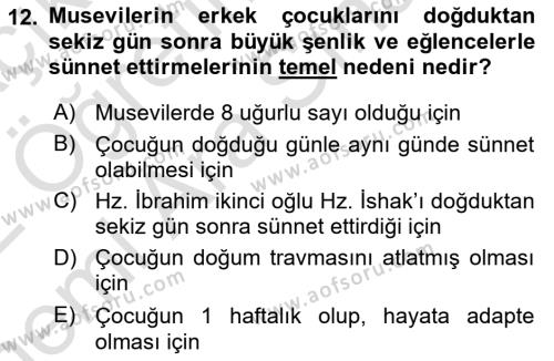 Sosyal Davranış ve Protokol Dersi 2021 - 2022 Yılı (Vize) Ara Sınavı 12. Soru