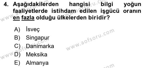 Tüketim Sosyolojisi Dersi 2020 - 2021 Yılı Yaz Okulu Sınavı 4. Soru