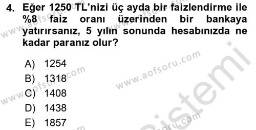 Spor Yönetimi Dersi 2024 - 2025 Yılı (Vize) Ara Sınavı 4. Soru