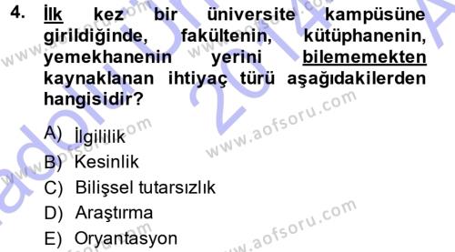 Spor ve Medya İlişkisi Dersi 2014 - 2015 Yılı (Vize) Ara Sınavı 4. Soru
