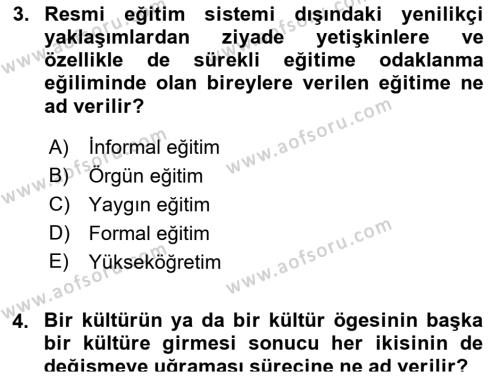 Spor Eğitimi Dersi 2022 - 2023 Yılı (Vize) Ara Sınavı 3. Soru