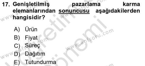 Spor Tesisi İşletmeciliği ve Saha Malzeme Bilgisi Dersi 2024 - 2025 Yılı (Vize) Ara Sınavı 17. Soru