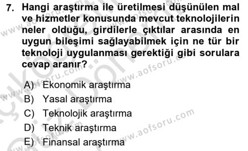 Spor Tesisi İşletmeciliği ve Saha Malzeme Bilgisi Dersi 2024 - 2025 Yılı (Vize) Ara Sınavı 7. Soru