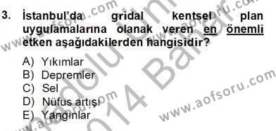 Mimarlik Tarihi Dersi 2013 - 2014 Yılı (Final) Dönem Sonu Sınavı 3. Soru
