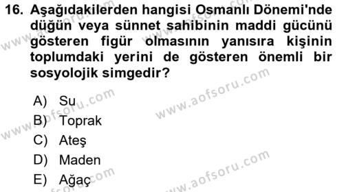 Türk Mitolojisi Dersi 2022 - 2023 Yılı (Vize) Ara Sınavı 16. Soru