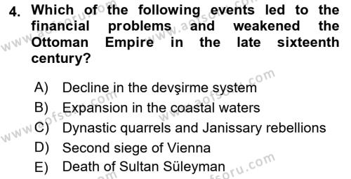 Principles Of Ataturk And The History Of Turkish Revolution 1 Dersi 2018 - 2019 Yılı (Vize) Ara Sınavı 4. Soru