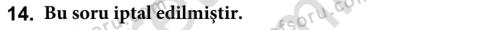 Türkçe Cümle Bilgisi 1 Dersi 2019 - 2020 Yılı (Vize) Ara Sınavı 14. Soru