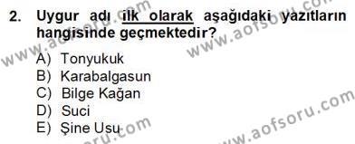 Çağdaş Türk Yazı Dilleri 2 Dersi 2012 - 2013 Yılı (Final) Dönem Sonu Sınavı 2. Soru