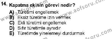 Genel Dilbilim 1 Dersi 2012 - 2013 Yılı (Vize) Ara Sınavı 14. Soru
