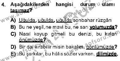 Genel Dilbilim 1 Dersi 2013 - 2014 Yılı (Final) Dönem Sonu Sınavı 4. Soru