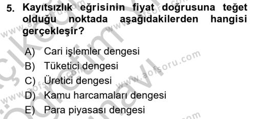 Uluslararası Ticaret Dersi 2018 - 2019 Yılı Yaz Okulu Sınavı 5. Soru