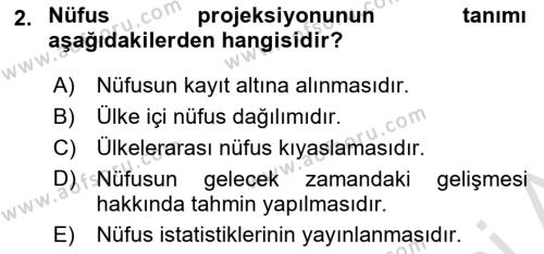 Dünya Ekonomisi Dersi 2019 - 2020 Yılı (Vize) Ara Sınavı 2. Soru