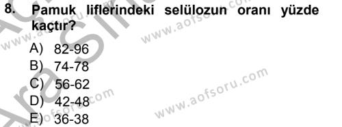 Tarla Bitkileri 2 Dersi 2012 - 2013 Yılı (Vize) Ara Sınavı 8. Soru