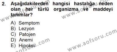 Su Ürünleri Dersi 2012 - 2013 Yılı (Final) Dönem Sonu Sınavı 2. Soru